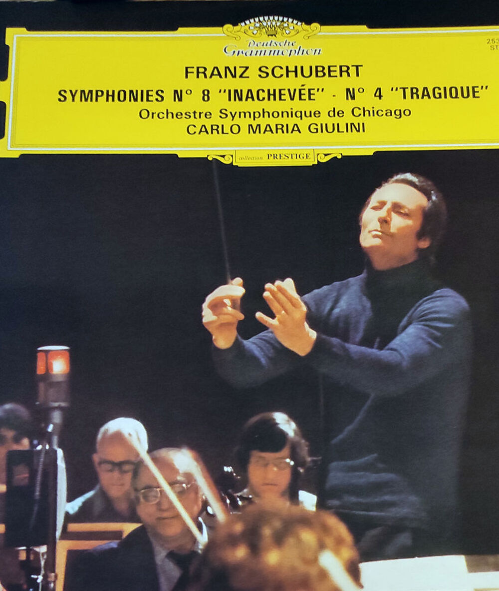 Schubert ?Symphonies n&deg;4 ?Tragique? &amp; n&deg;8 ?Inachev&eacute;e Giulini CD et vinyles