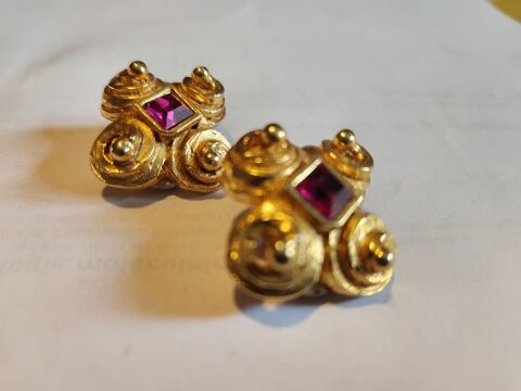 BO Carre dore strass fuchsia LANVIN Vigneux-sur-Seine (91)