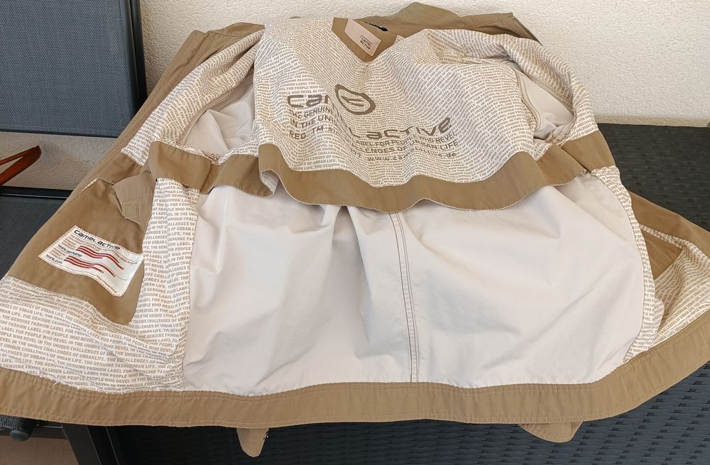 BLOUSON TOILE *CAMEL ACTIVE* TAILLE XL Vtements