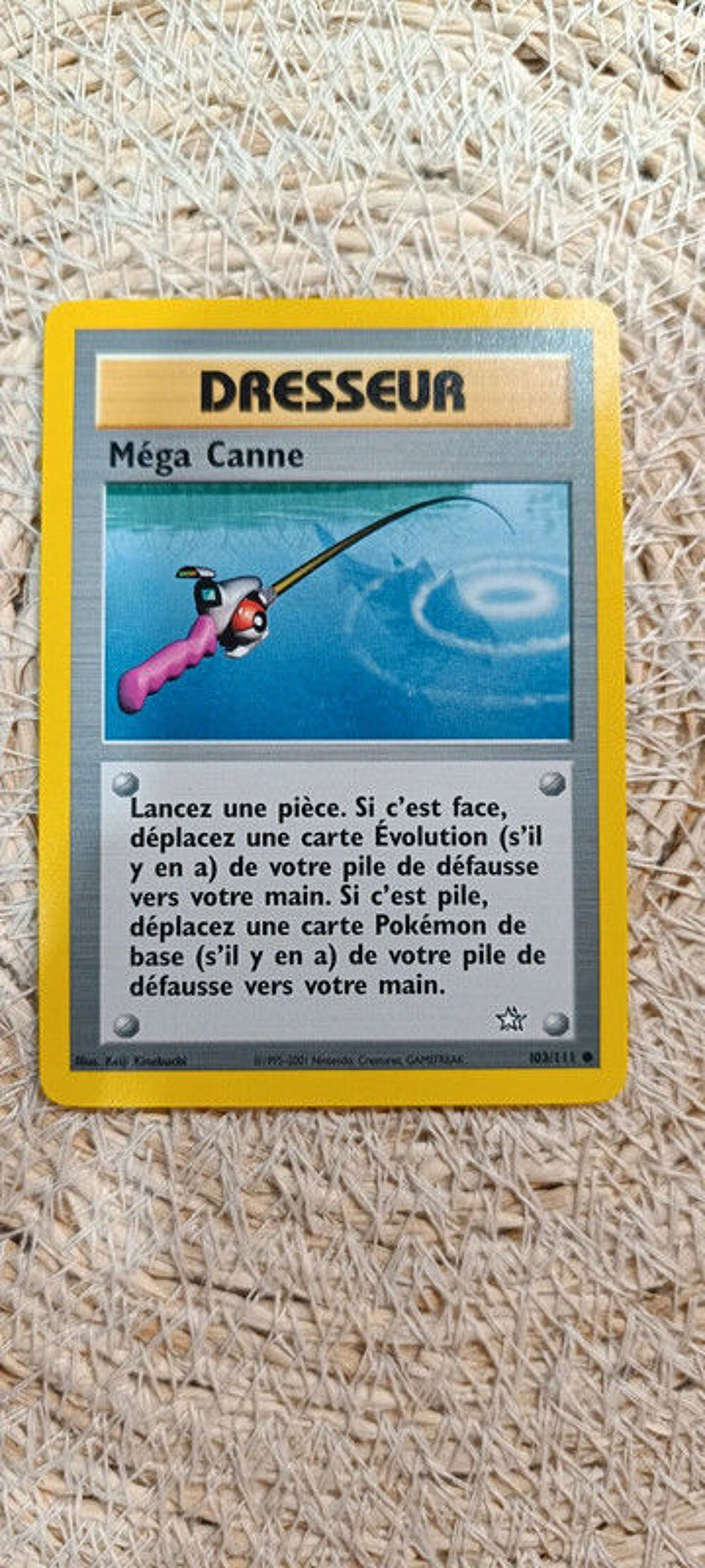 Carte Pok&eacute;mon - Dresseur M&eacute;ga Canne - 103/111 Jeux / jouets