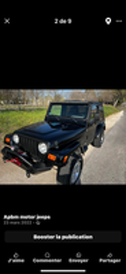 Wrangler LJ 4.0 L 2006 occasion 83260 La Crau