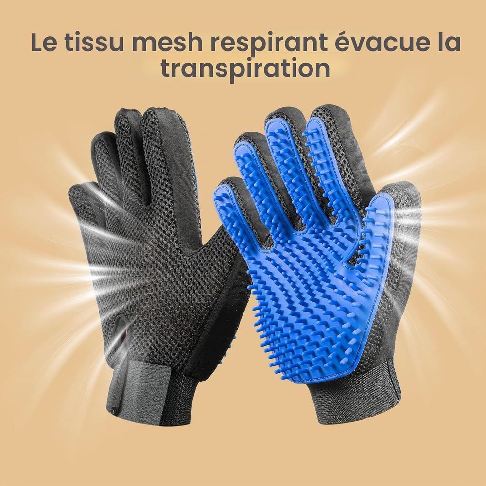 Gant de Toilettage pour Animaux de Compagnie - Neuf Jeux / jouets