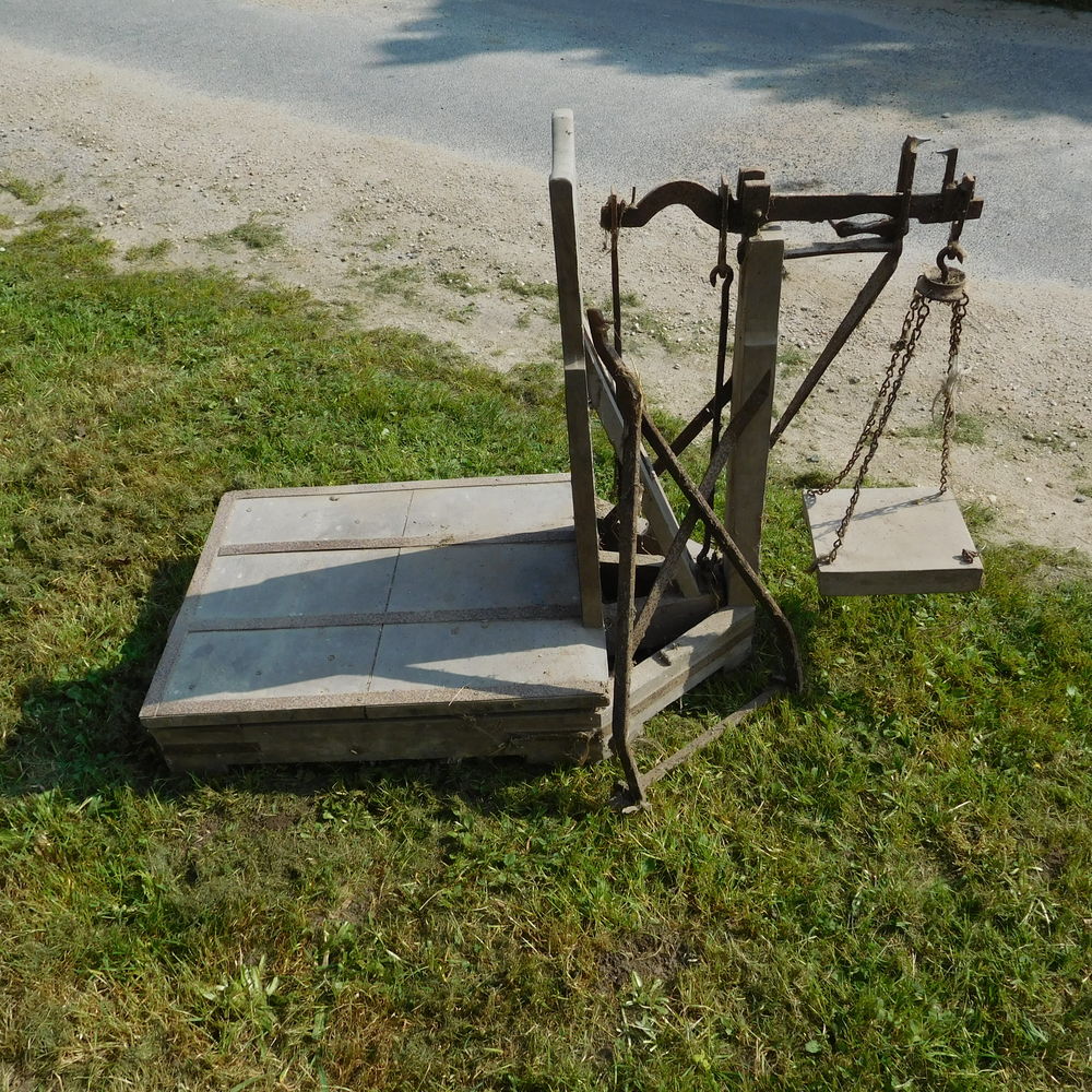 Ancienne balance agricole Décoration