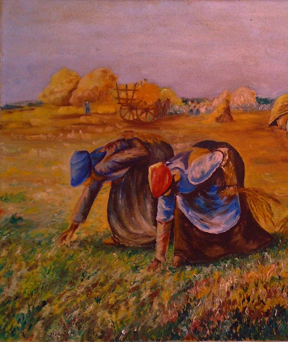Tableau copie du tableau " Les glaneuses " Décoration