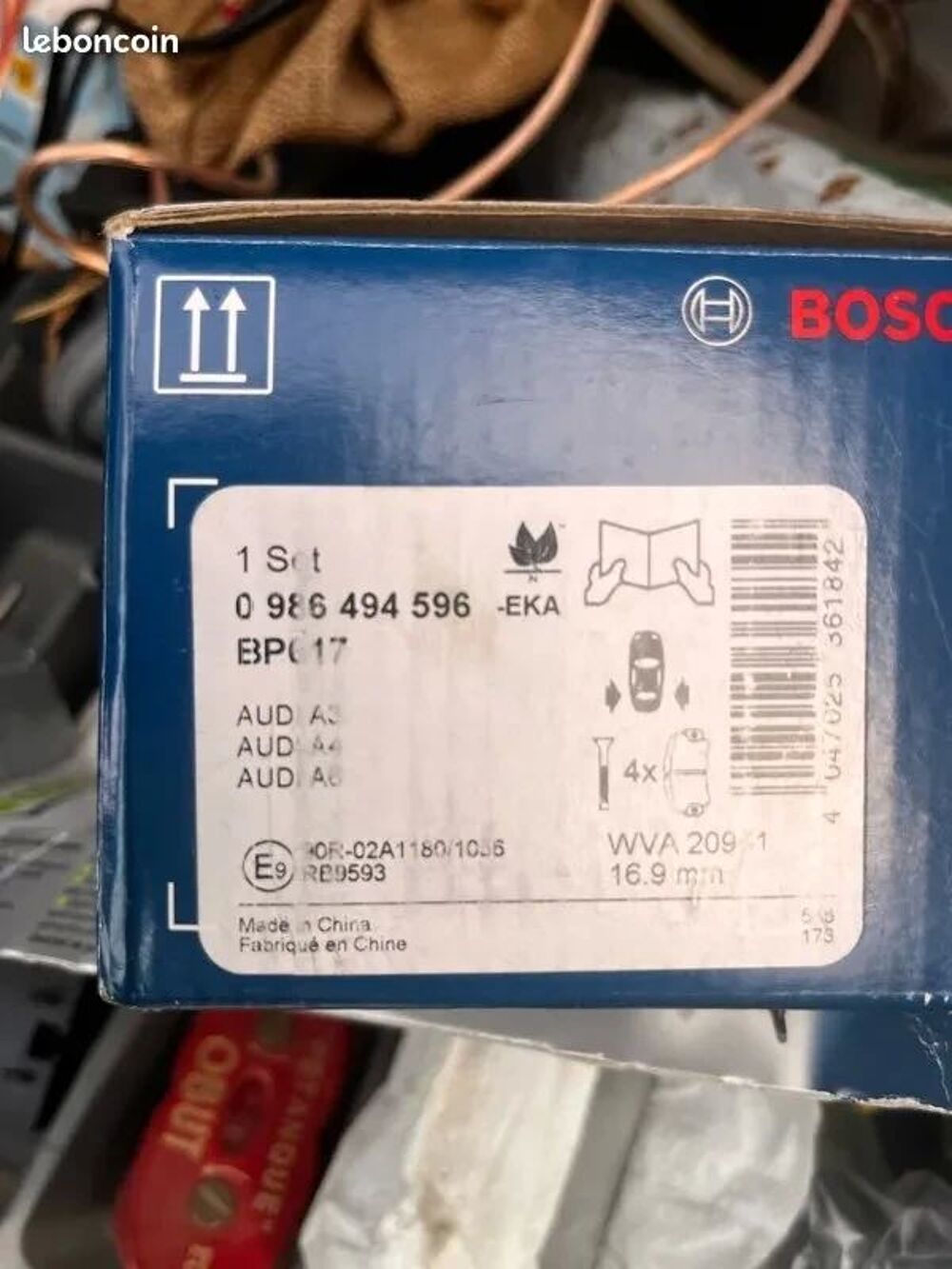 Plaquettes de frein avant arri&egrave;re, Bosch Bricolage