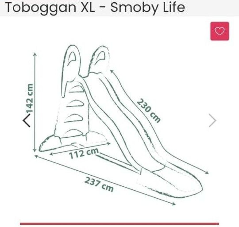 Toboggan XL Smoby Jeux / jouets