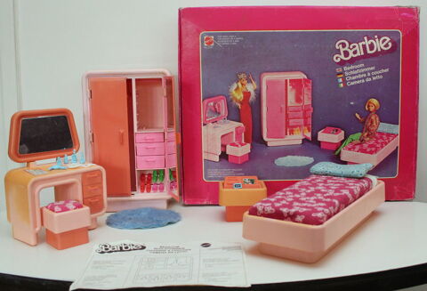 Chambre � coucher de Barbie - Mattel 1978 (ref.2150) 100 Issy-les-Moulineaux (92)