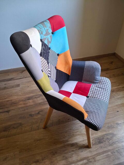 Fauteuil patchwork 30 L'Horme (42)