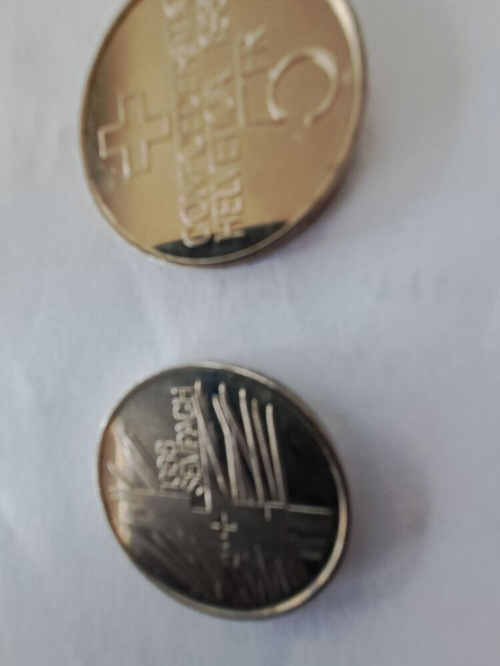 pieces de monnaie commemorative Suisse 