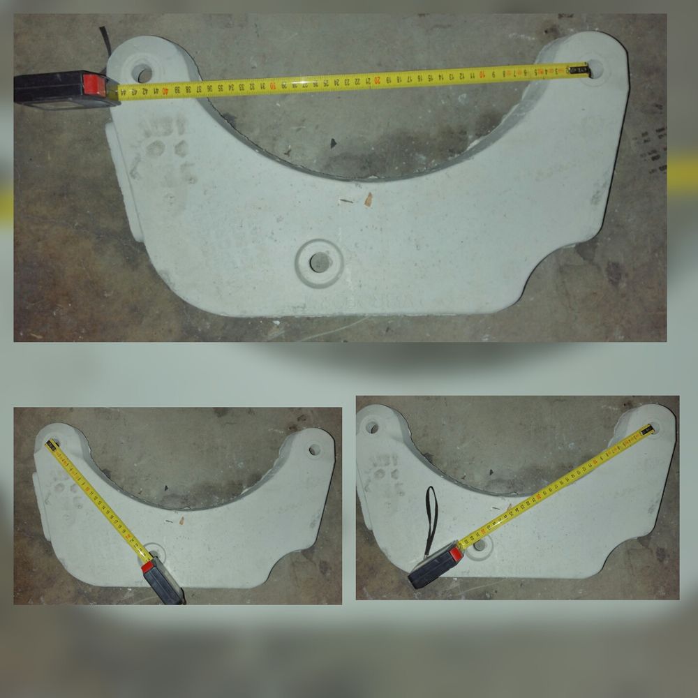 Contre-poids AVANT machine &agrave; laver Indesit WIXL12 Electroménager