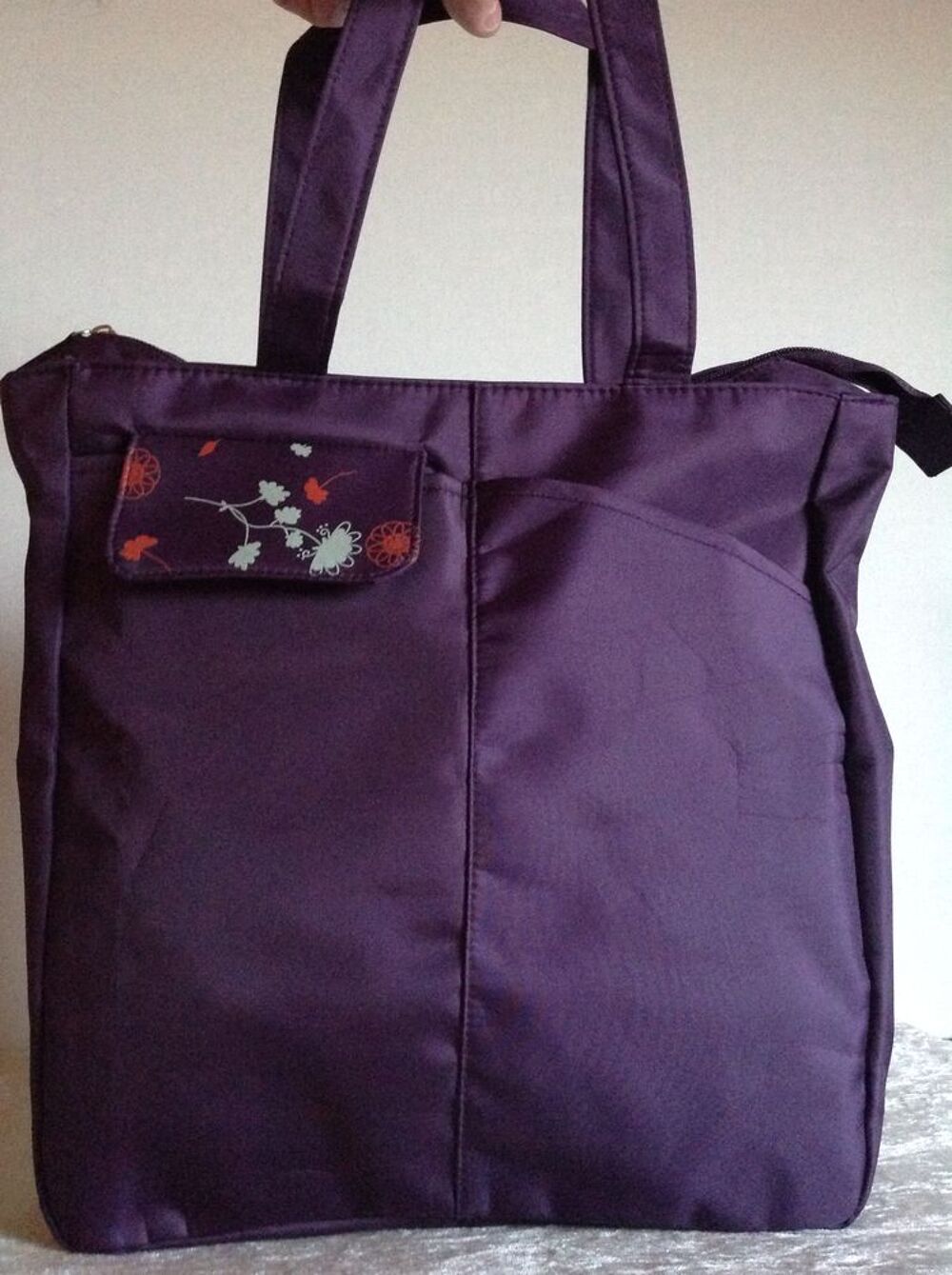 SAC CABAS VIOLET NEUF Envoi Possible Maroquinerie