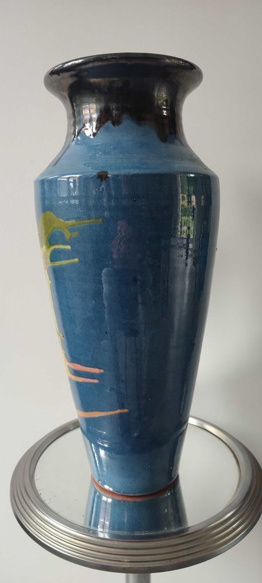 Grand vase c&eacute;ramique de 39 cm Atelier Thomas BUXO (1970) 