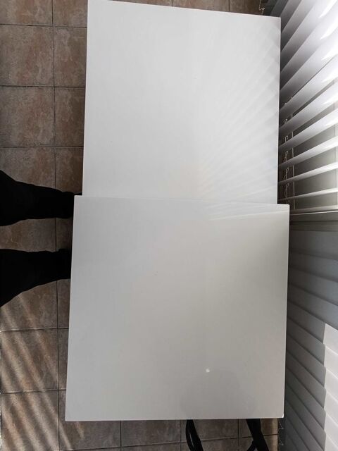 Table Basse Salon Design Laque Blanche 100 Brem-sur-Mer (85)