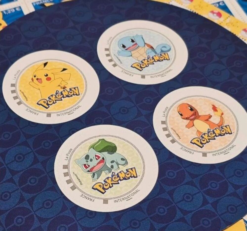 Timbres collector Pok&eacute;mon 