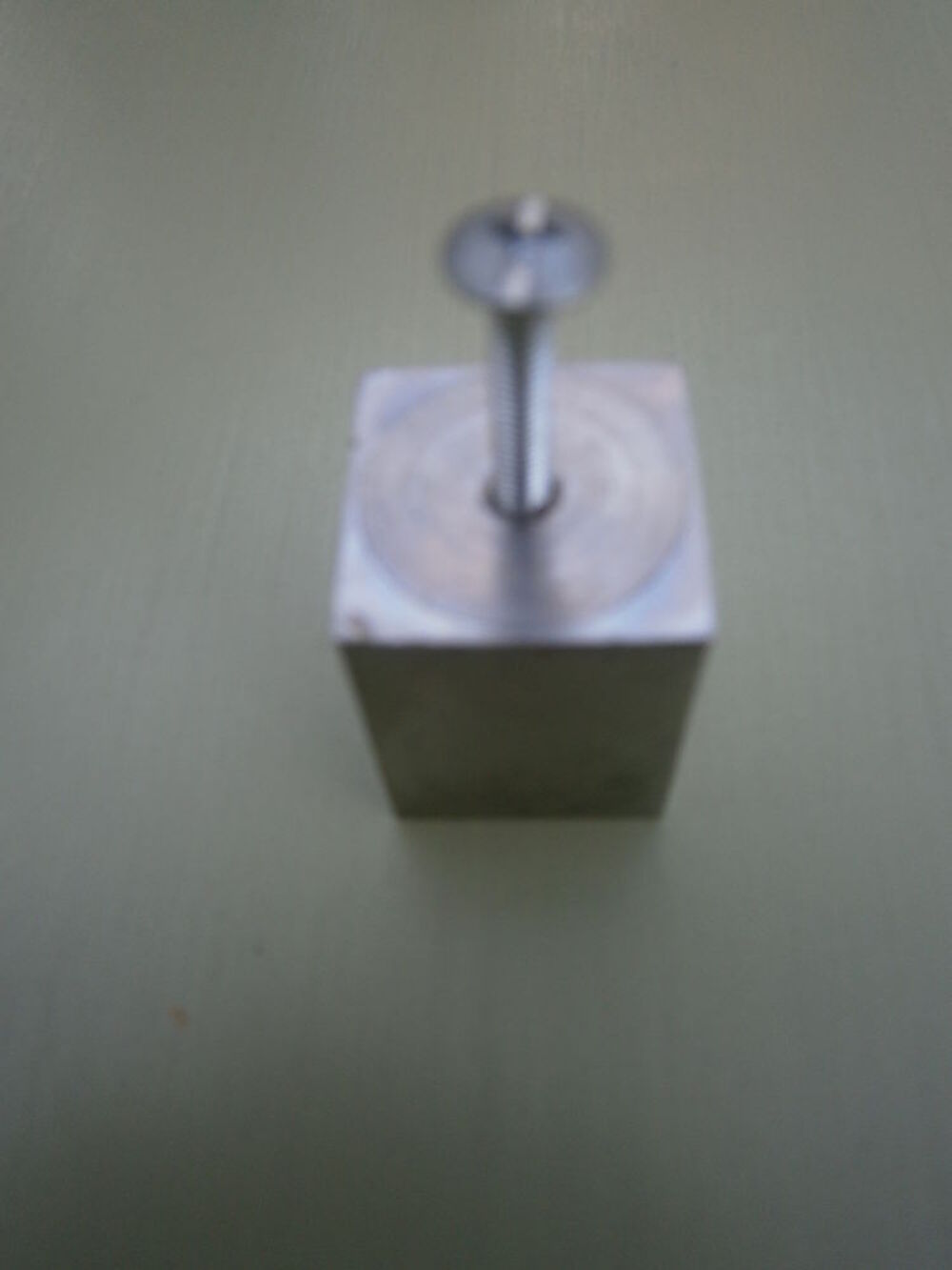 20 Boutons pleins en acier bross&eacute; Bricolage