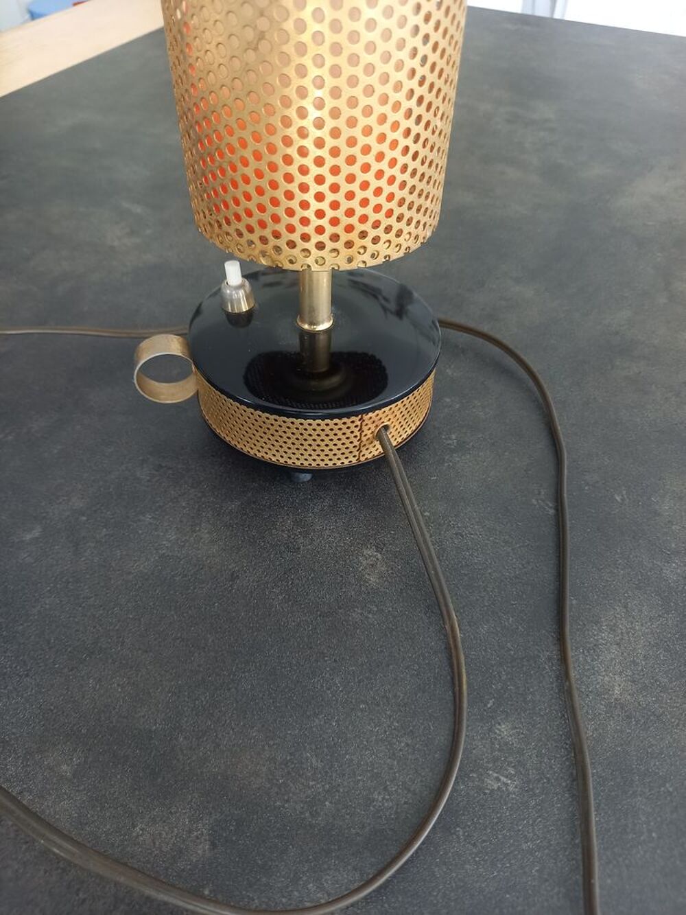 Lampe de table vintage T&eacute;l&eacute;-Ambiance ? ann&eacute;es 60/70 Décoration