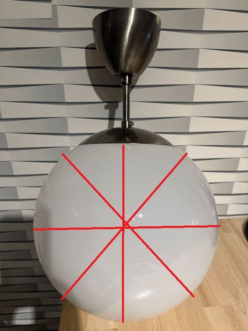 fixation pour lustre Ikea fado Décoration