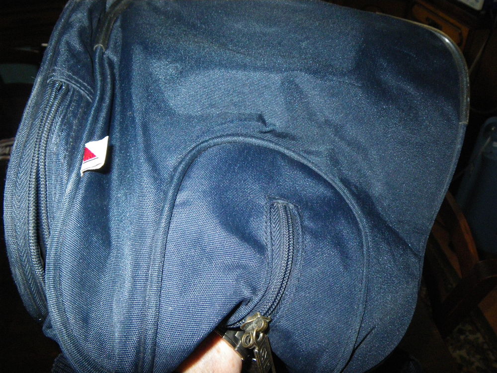 Sac de Voyage Bleu Fonc&eacute; GYL Bandouli&egrave;re Maroquinerie