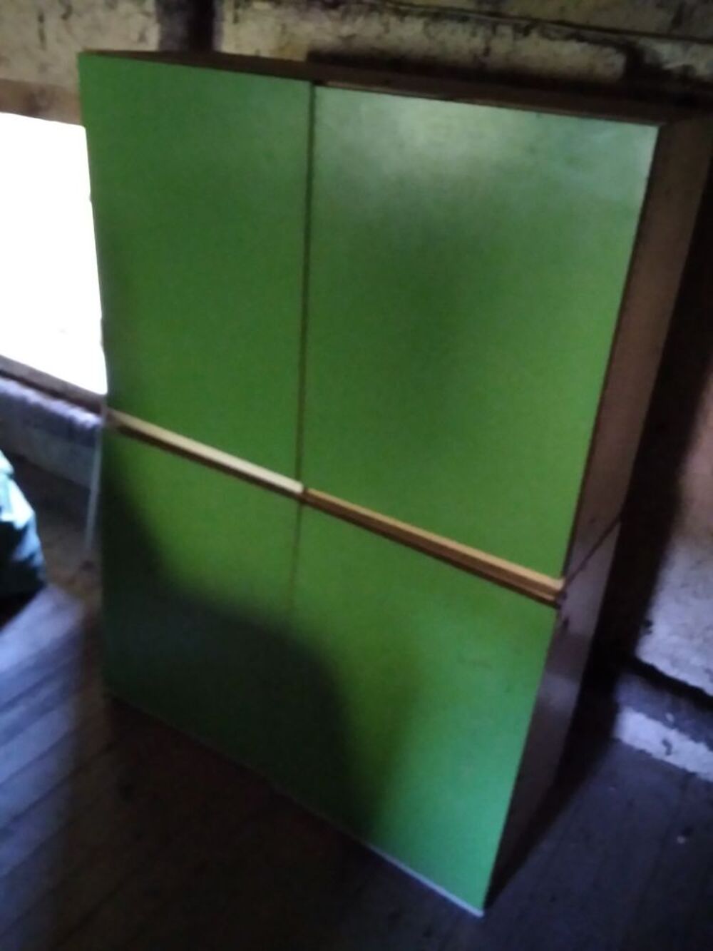 Lot de 3 &eacute;l&eacute;ments de cuisine vintage &agrave; fixer en formica. Electroménager