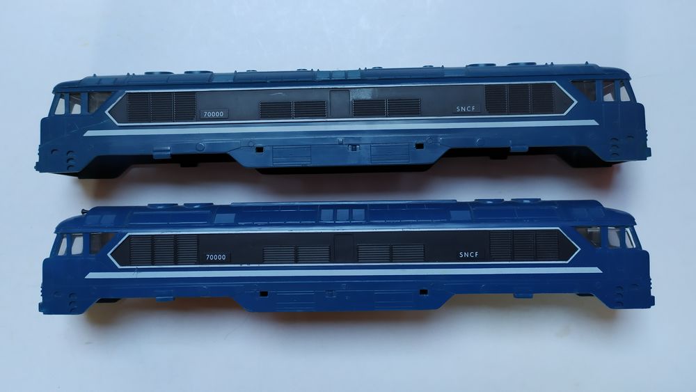 2 carrosseries de locomotive 70000 SNCF MEHANO &eacute;chelle HO Jeux / jouets