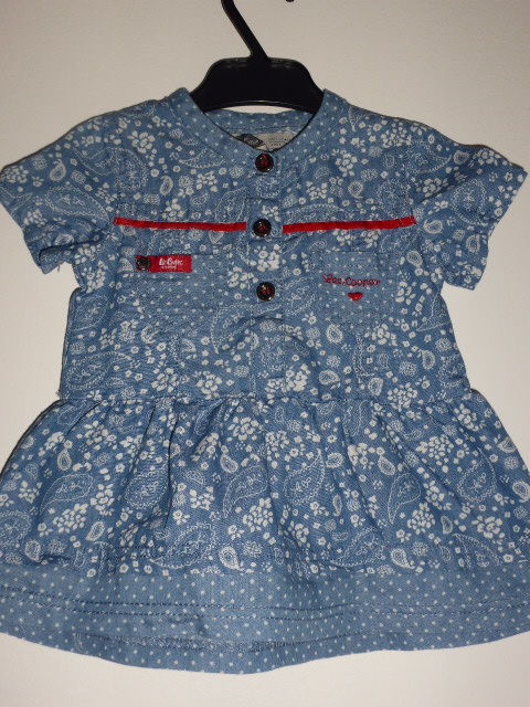 Lee Cooper robe manches courtes bleue 6 mois 5 Rueil-Malmaison (92)
