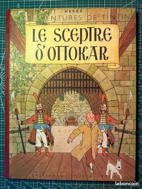 Le sceptre d'Ottokar - Tintin EO Couleurs B1-TTBE 0 Châtenois (67)