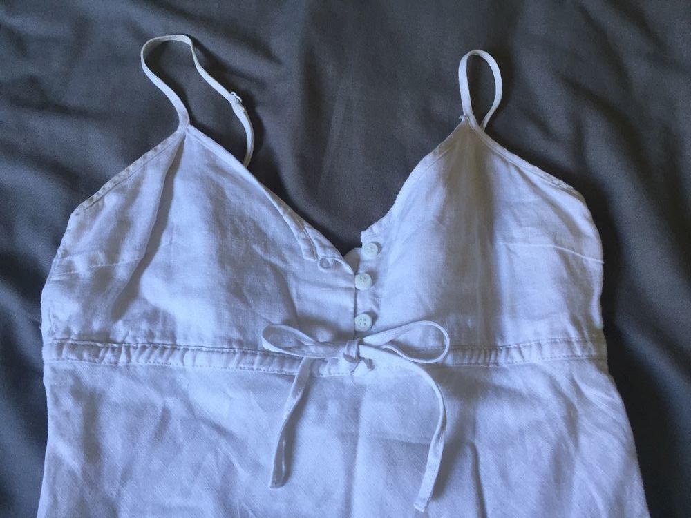 Robe blanche Etam - Taille 36 Vêtements