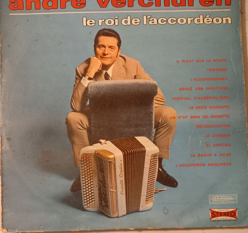 ANDRE VERCHUREB / 10 X DISQUES VYNIL 33 TOURS CD et vinyles
