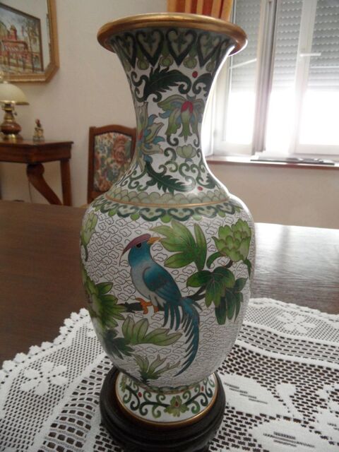 TRES BEAU VASE EN CLOISONE 45 Givors (69)