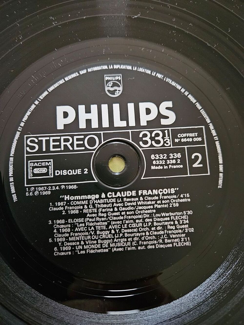 Claude fran&ccedil;ois coffret 3 disques hommage &agrave; claude fran&ccedil;ois CD et vinyles