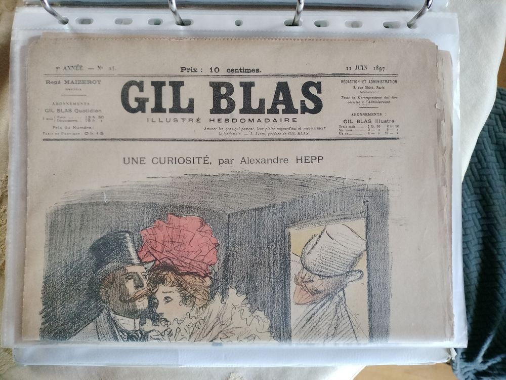 4893 / 1897 Journal Gil Blas Illustr&eacute; 