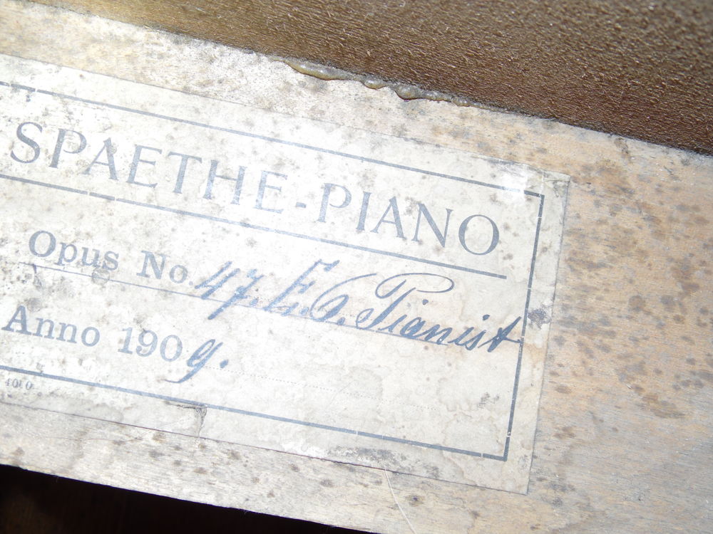 PIANO MECANIQUE Instruments de musique