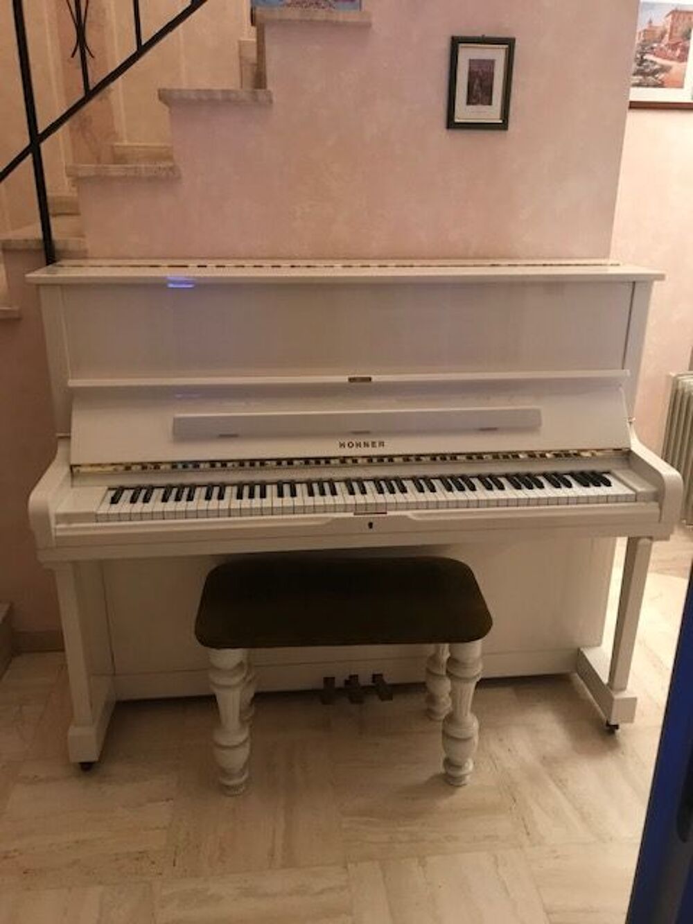 PIANO DROIT HOHNER LAQUE BLANC Instruments de musique