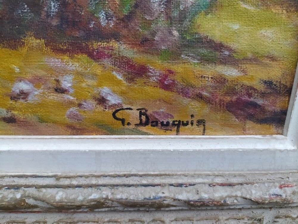 Tableau Chapelle Saint-Sixte Eygali&egrave;res Georges Bauquier 