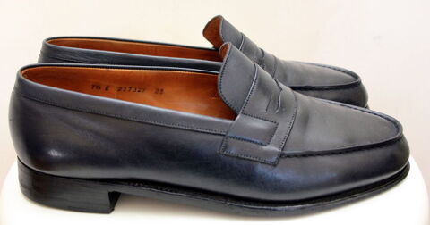 J.M WESTON Mocassins 180 cuir océan 
T. 7.5 E soit 41.5 Issy-les-Moulineaux (92)