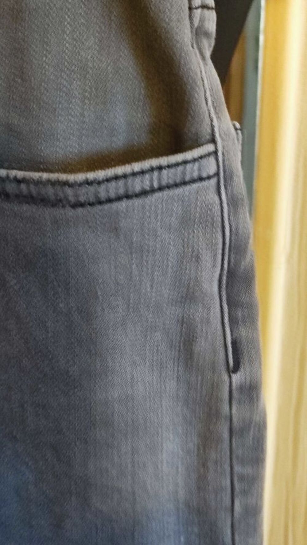 Pantalon jean gris Comptoir des Cotonniers T36 Vêtements