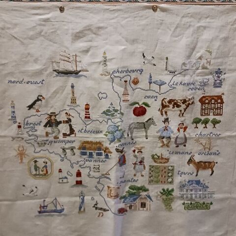 broderie à points comptés 50 Ergué-Gabéric (29)