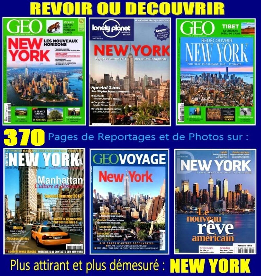 NEW YORK - &eacute;tats unis - MANHATTAN / prixportcompris Livres et BD