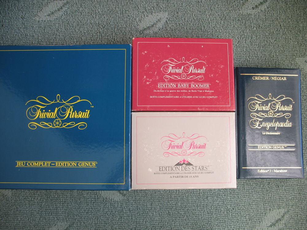 3 jeux Trivial Pursuit + Dictionnaire officiel Jeux / jouets