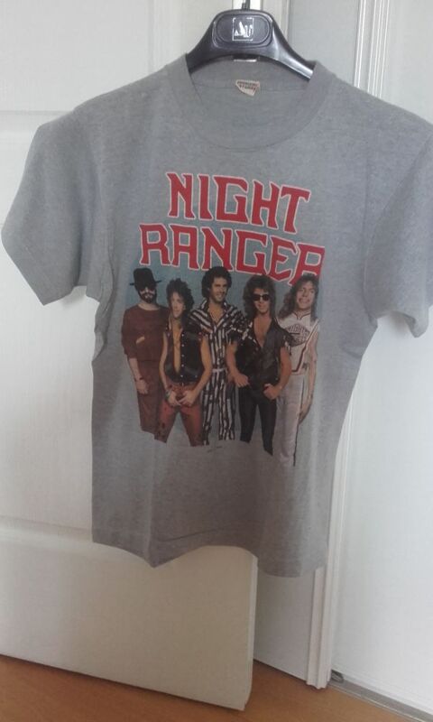 T-Shirt : Night Ranger - 7 Wishes Live In Europe '85 - Taill 200 Angers (49)