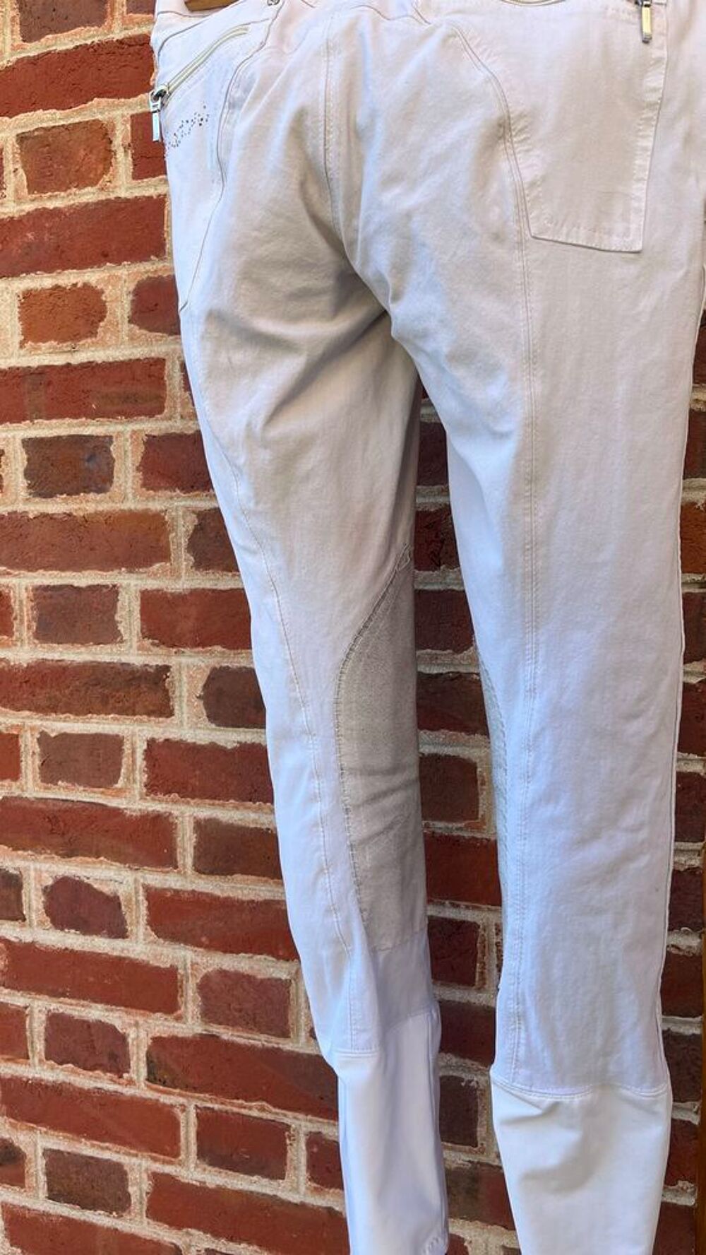 Pantalon d'&eacute;quitation blanc Tattini Sports