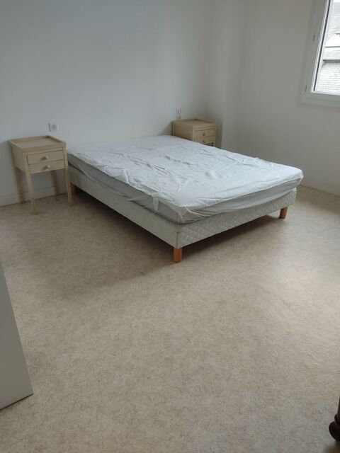 Lit 2 places sommier tapissier+matelas 100 Cesson-Sévigné (35)