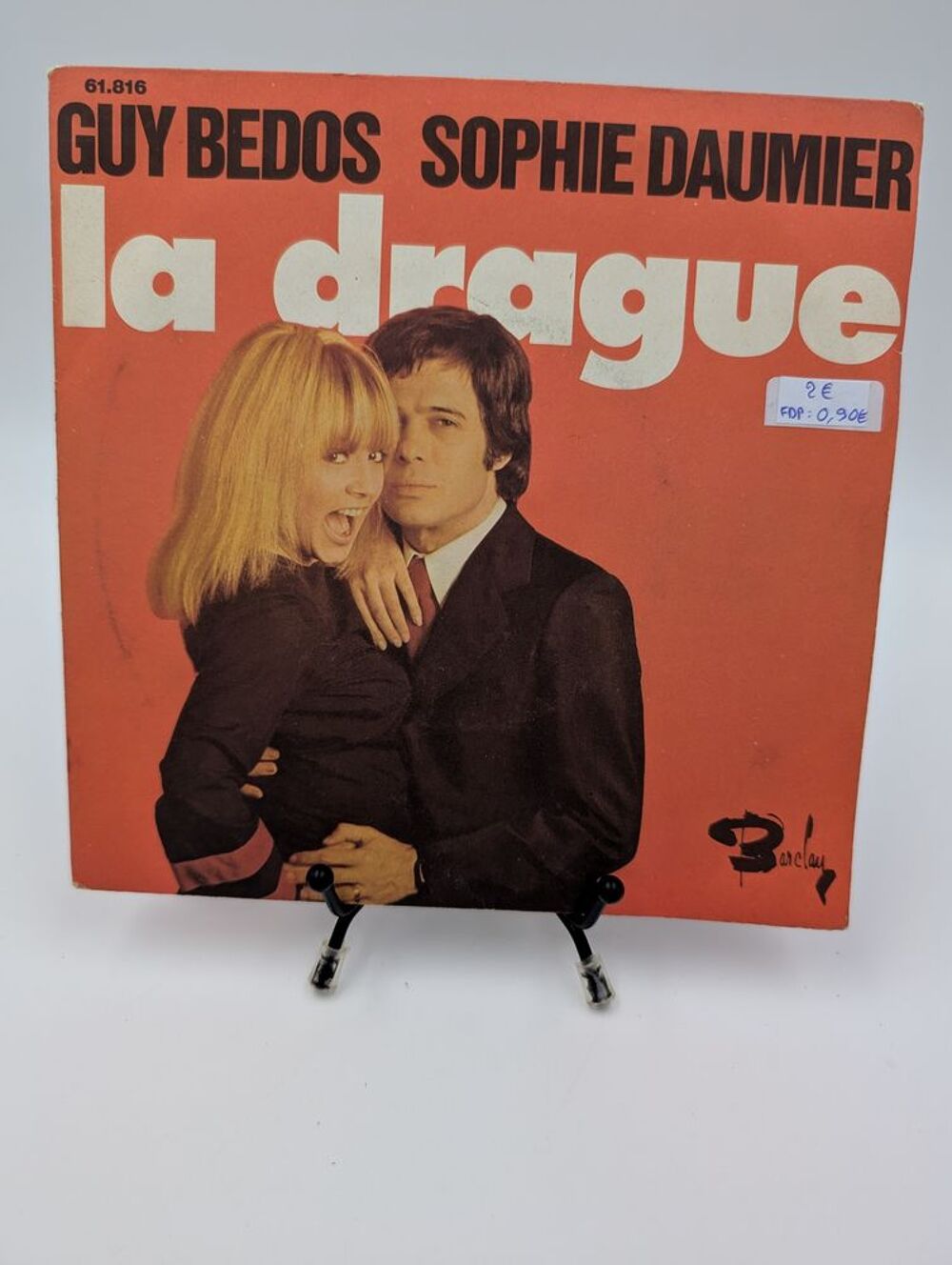 Vinyle 45 tours Guy Bedos Sophie Daumier : La Drague CD et vinyles