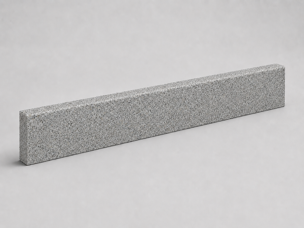 Bordures granit gris 6x20x100 cm Jardin