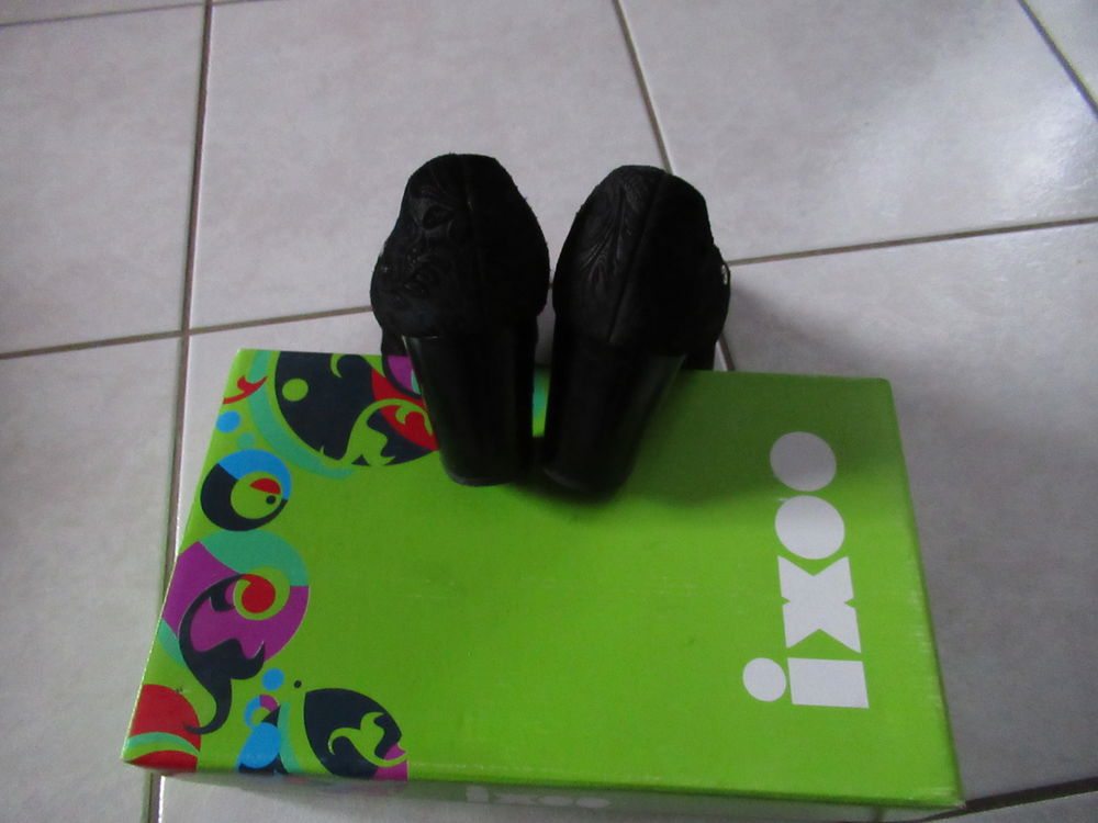ESCARPINS/CHAUSSURES A TALON femme cuir noir 40 Chaussures