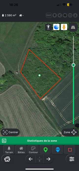  Terrain  vendre 2590 m