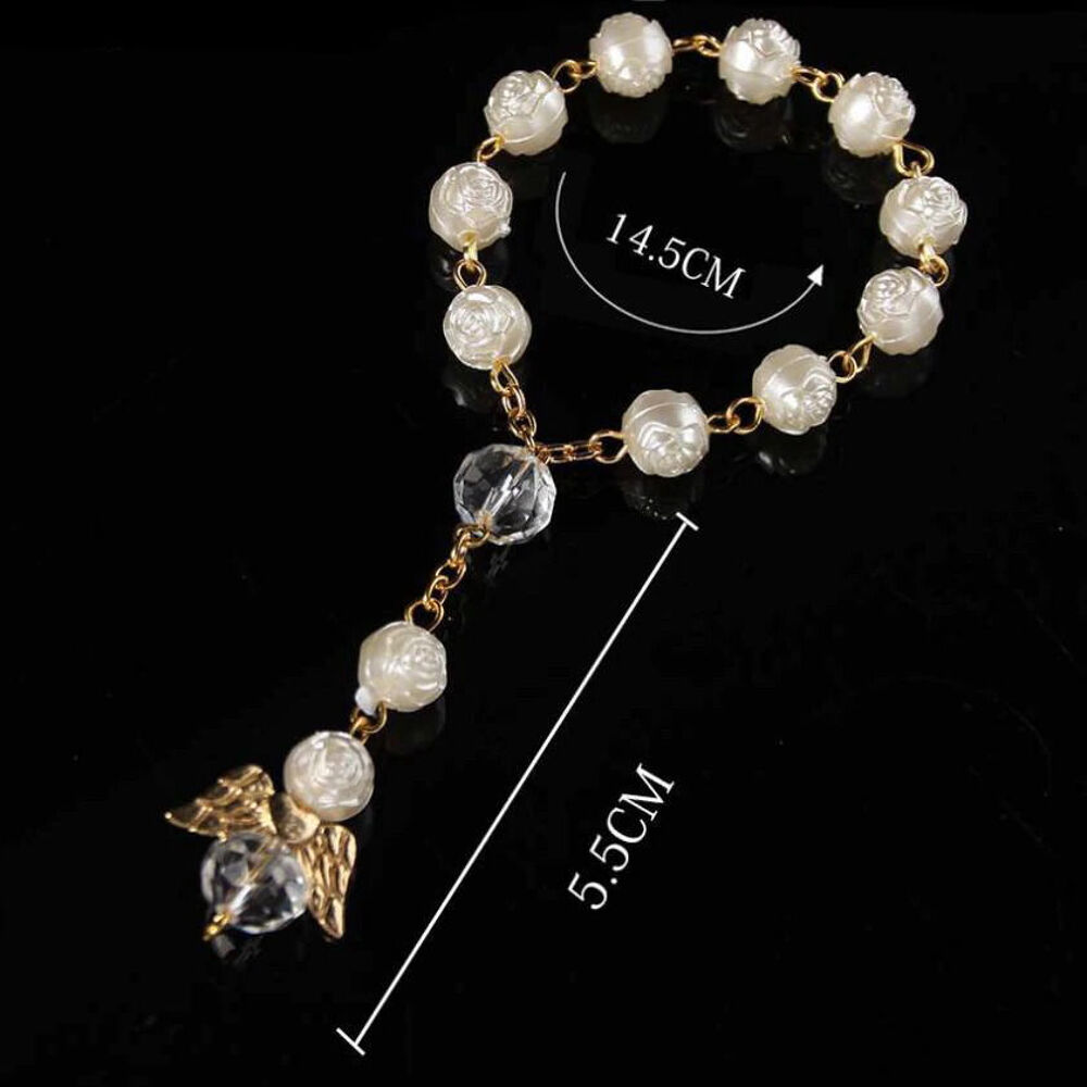 Mini chapelet ivoire &amp; Ange Bijoux et montres