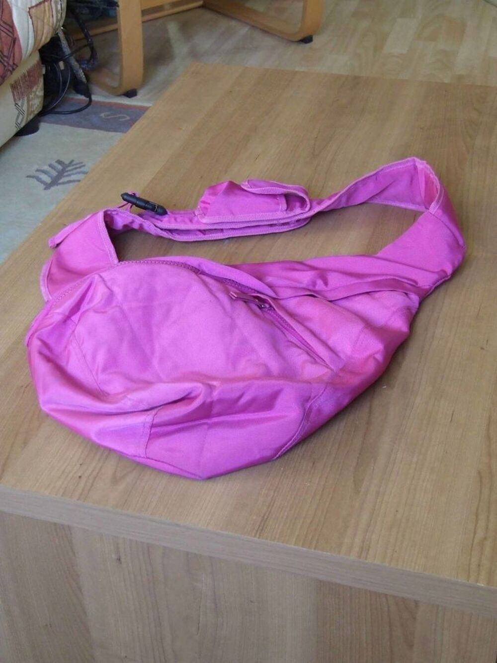 Grand sac banane, ADDEX Design, Fuschia, NEUF Maroquinerie