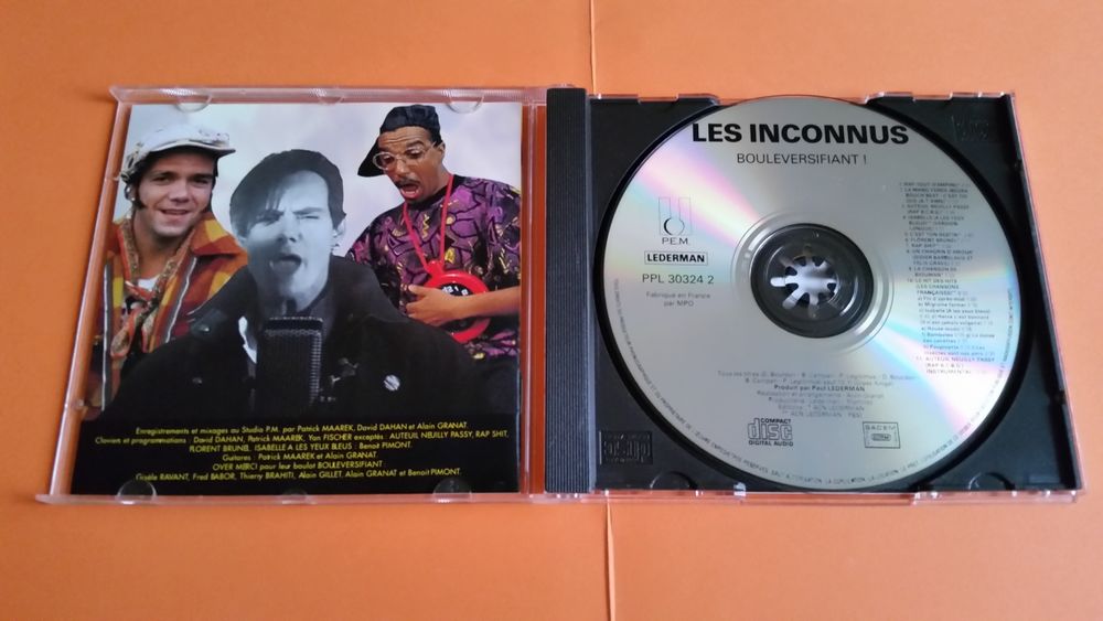 LES INCONNUS CD et vinyles
