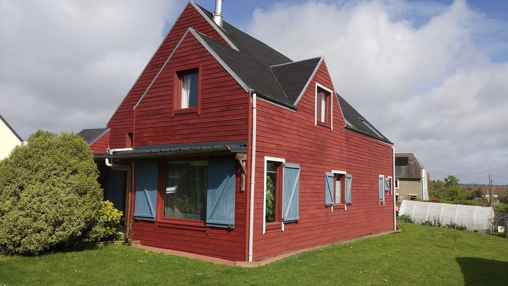 Vente Maison Maison d'architecte en bois Massif 160 m² habitable 1oo% éco Moyon